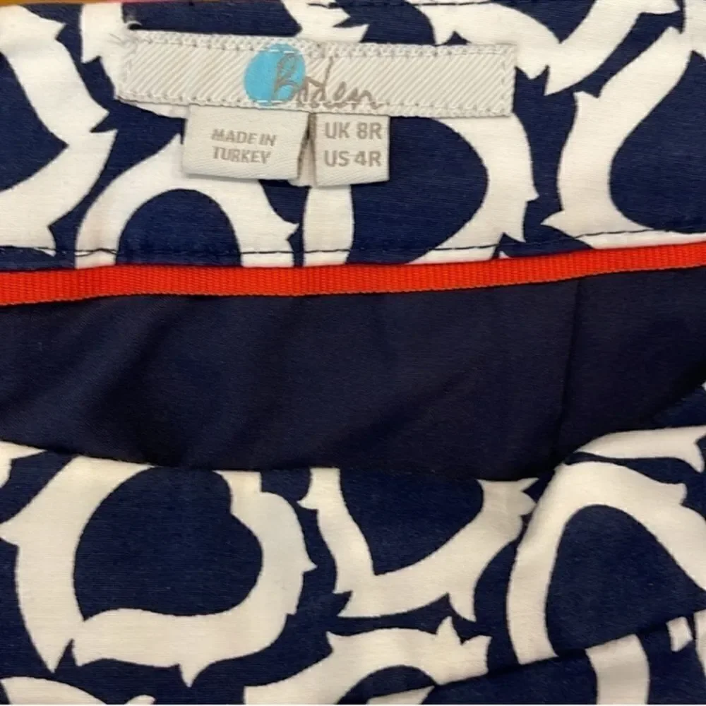 Boden Pencil Skirt Geometric Print